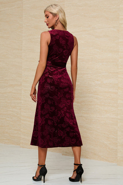 Robe Trapeze Velours - gallery 1