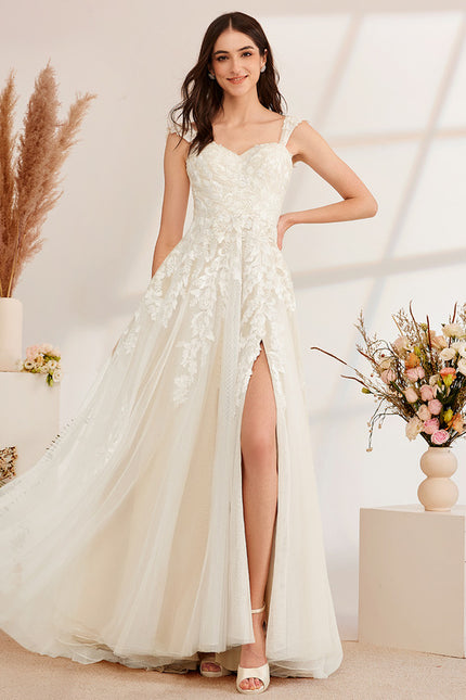 Robe Trapèze De Mariée Enchantée
