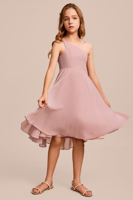 Robe Trapèze Rosée Flottante - gallery 3