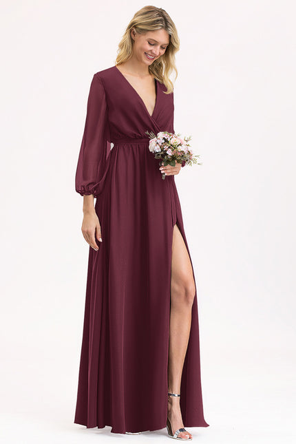 Robe Trapèze Ruban De Myrtille - gallery 7