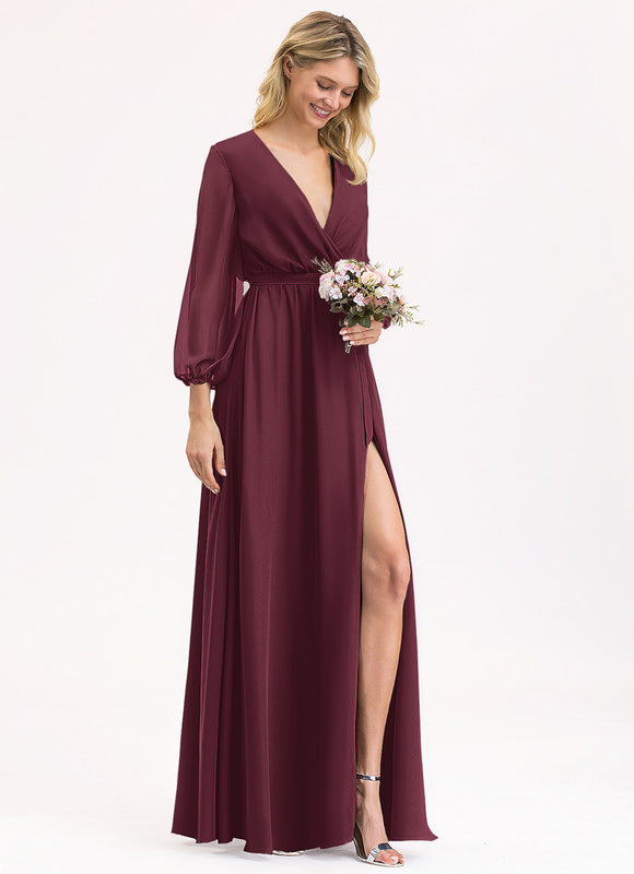 Robe Trapèze Ruban De Myrtille - gallery 7