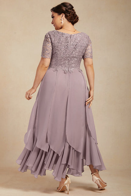 Robe Trapèze Nuance Daméthyste - gallery 5