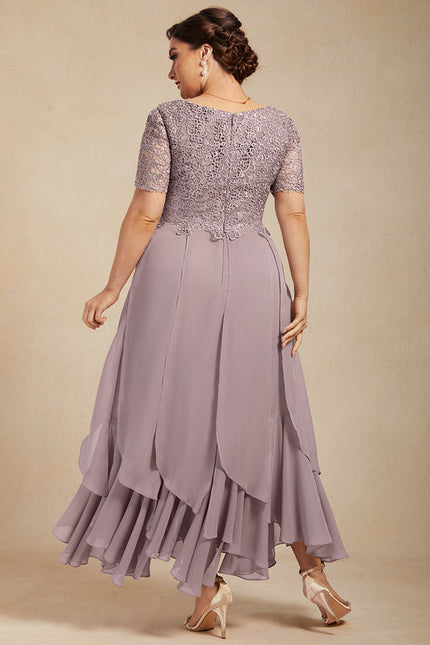 Robe Trapèze Nuance Daméthyste - gallery 5