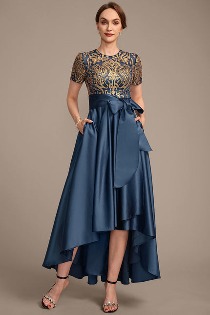 Robe Trapèze Indigo Étoilé - gallery 2
