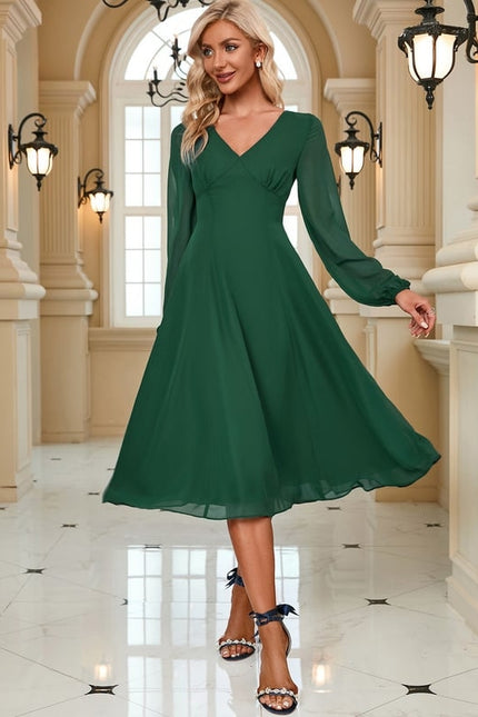 Robe Trapèze Chic Olivâtre