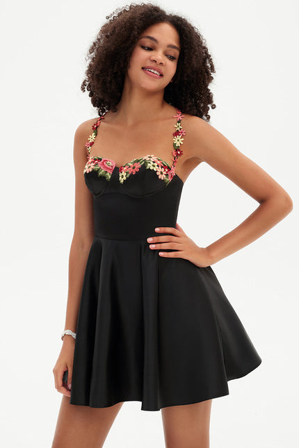 Robe Trapèze Vogue Satin Éclat - gallery 6