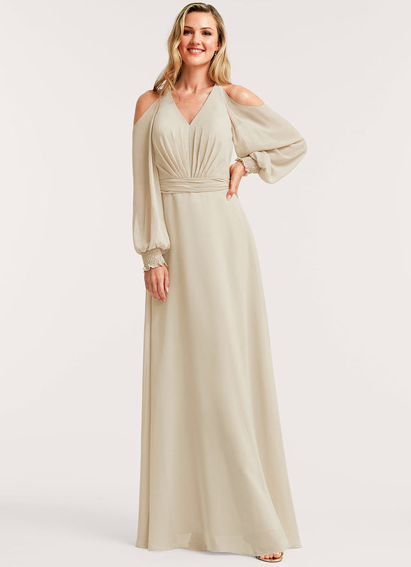 Robe Trapèze Sable Douceur - gallery 2