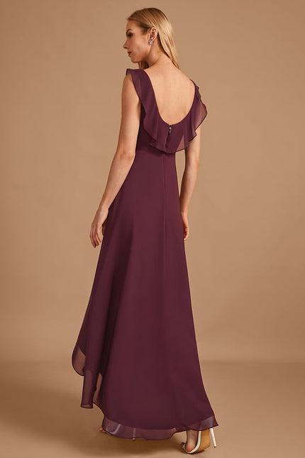 Robe Trapèze Fluide Asymétrique - gallery 3