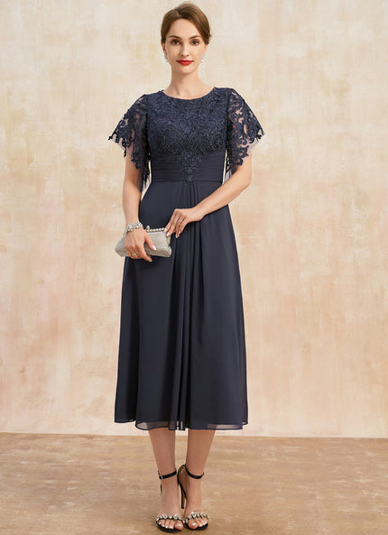 Robe Trapèze Mère Éventail