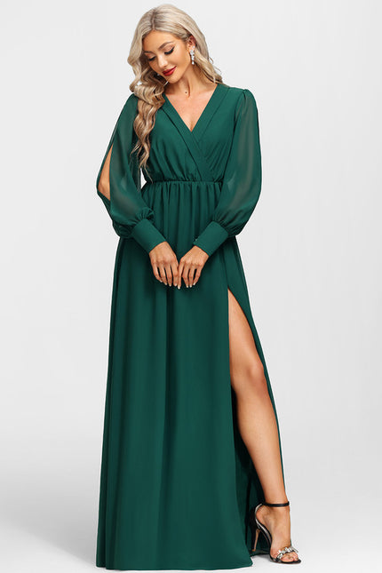 Robe Trapèze Élégante Mousseline - gallery 1