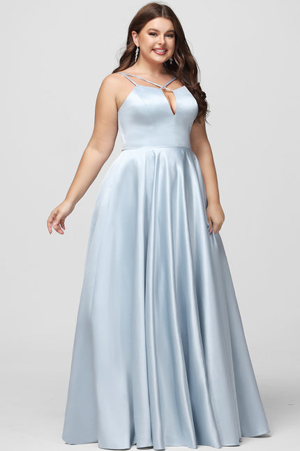 Robe Trapèze Éclat Satiné Doré - gallery 8