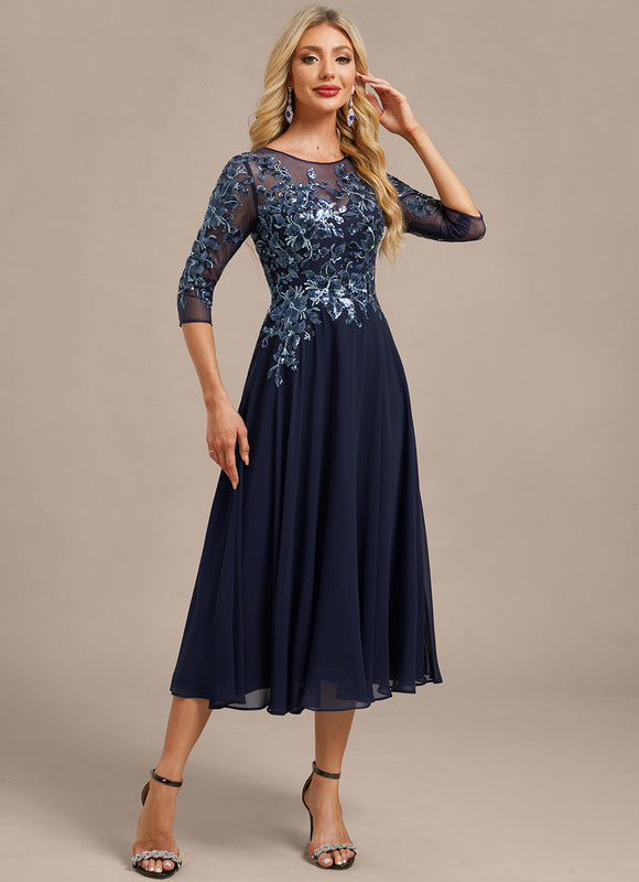 Robe Trapèze Élégance Marine Chic - gallery 5
