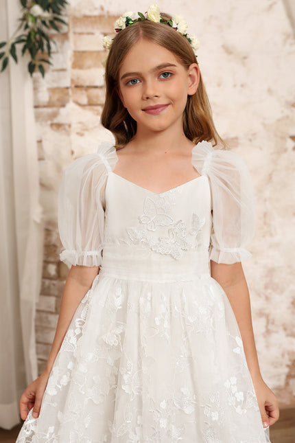 Robe Trapèze Fille Mariage Éclat - gallery 5