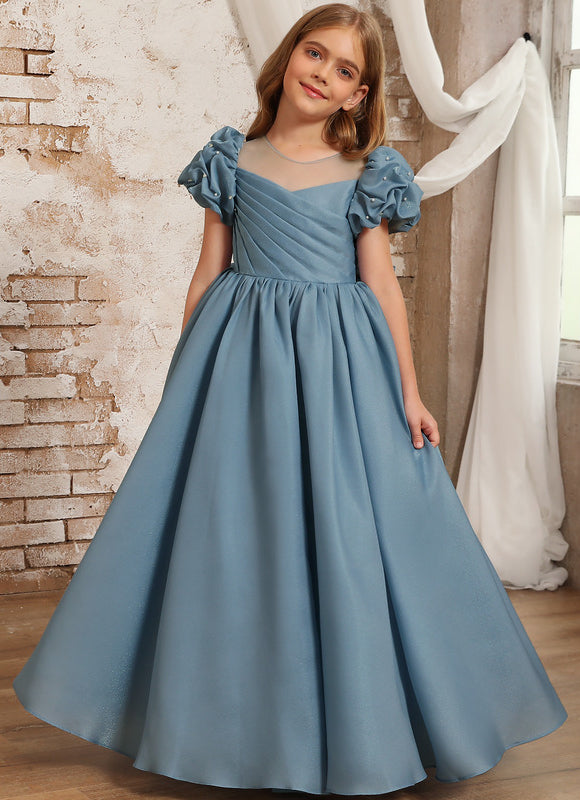Robe Trapèze Ciel Satiné - gallery 1