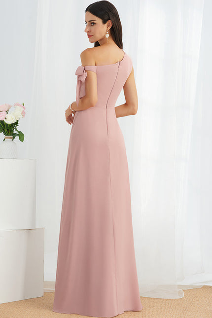 Robe Trapèze Rose Poudré Chic - gallery 2