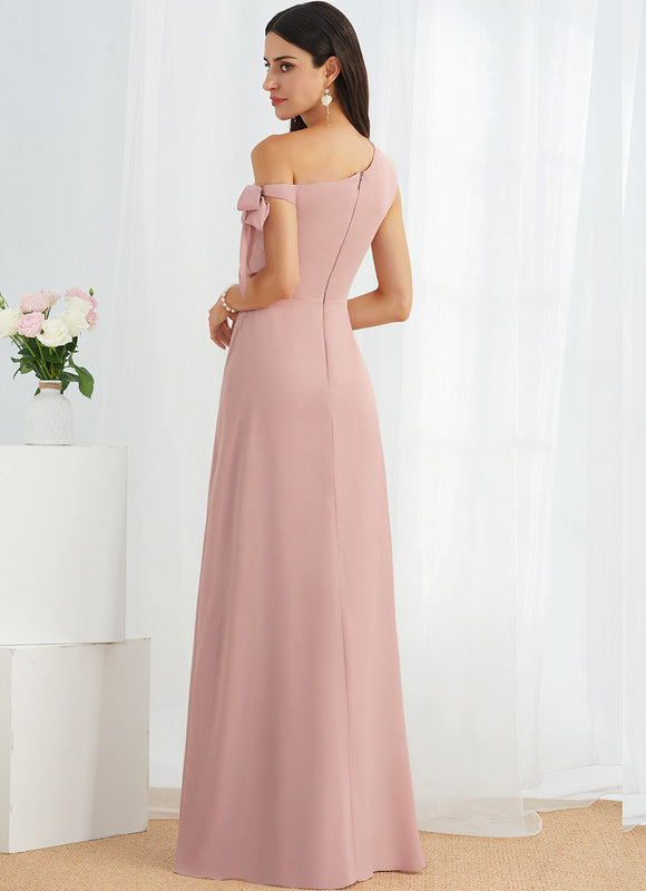 Robe Trapèze Rose Poudré Chic - gallery 2