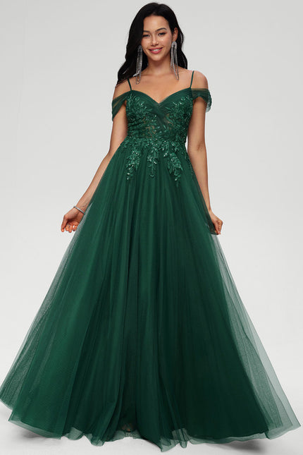 Robe Trapèze Émeraude Envoûtante