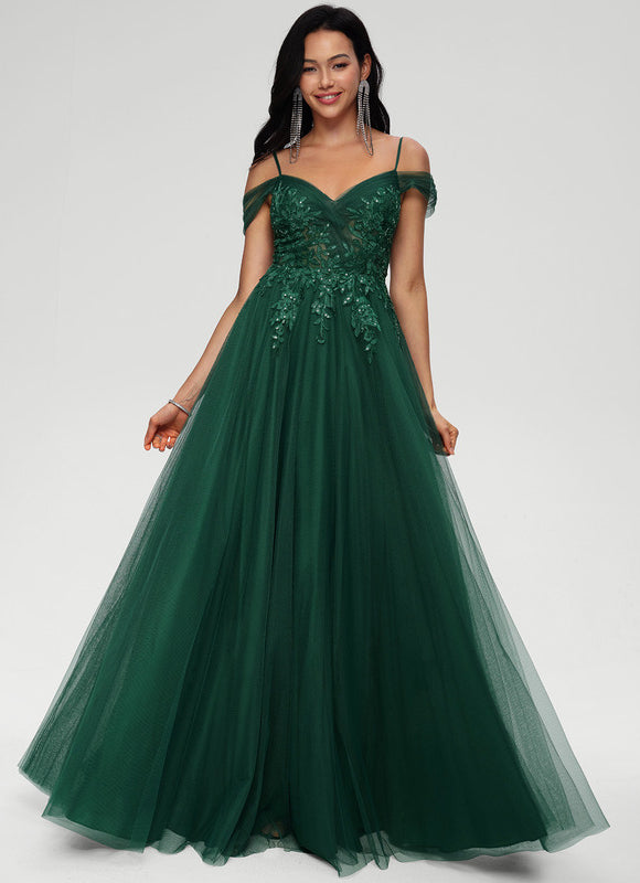 Robe Trapèze Émeraude Envoûtante