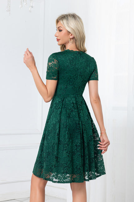 Robe Trapèze Émeraude Enchanteresse - gallery 2