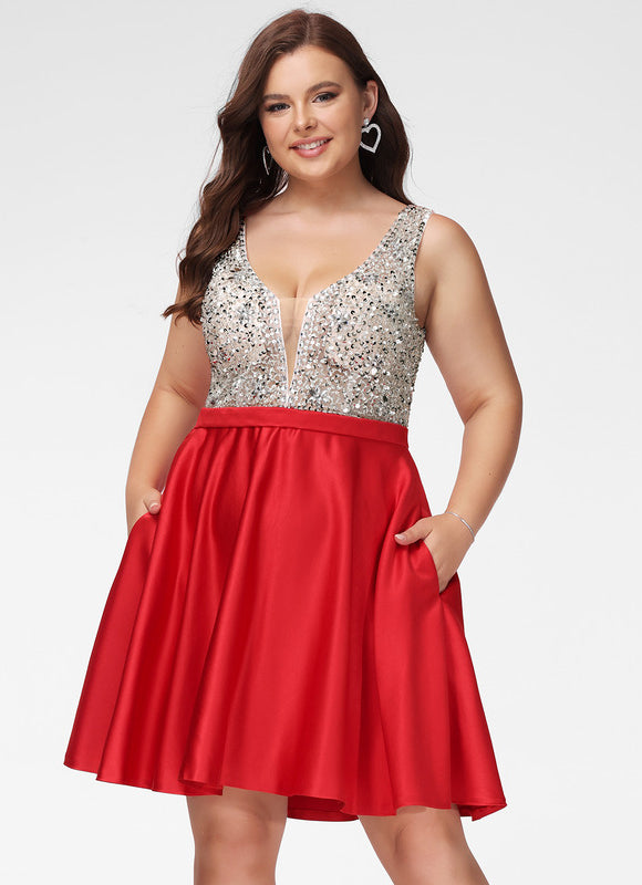 Robe Trapèze Rêve Écarlate - gallery 4