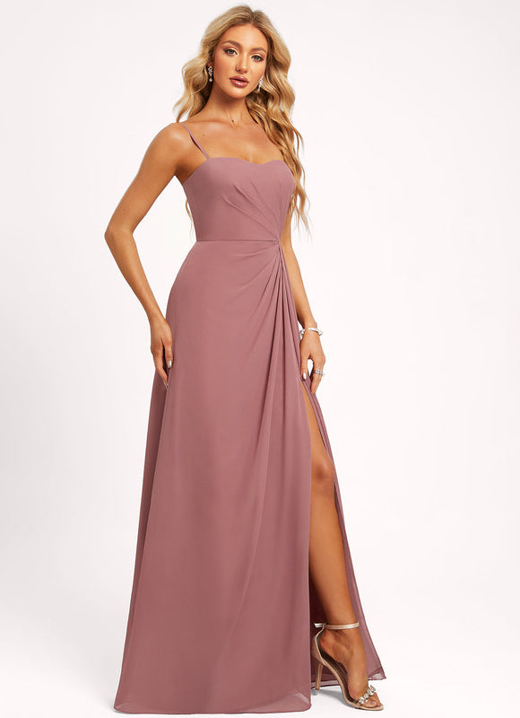 Robe Trapèze Élégance Rosée - gallery 1
