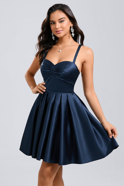 Robe Trapèze Cobalt Élégance - gallery 5