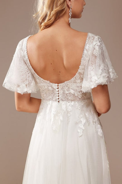 Robe Trapèze Luxe Évanescent - gallery 1