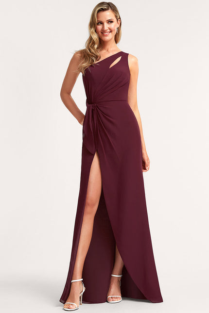 Robe Trapèze Bourgogne Élégant - gallery 2