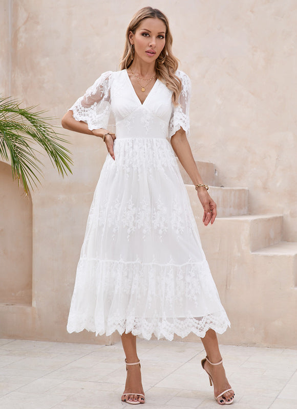 Robe Trapèze Couture Romantique - gallery 4