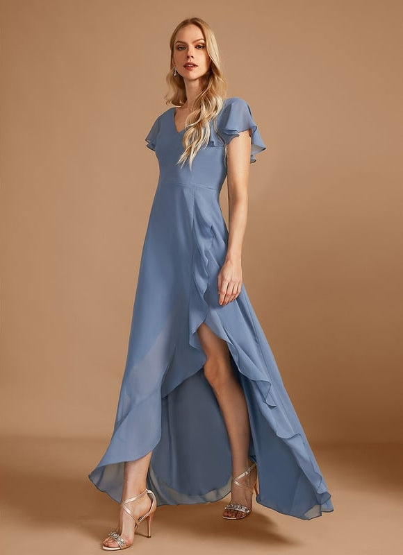 Robe Trapèze Fluide Asymétrique - gallery 3