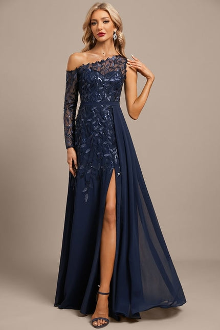 Robe Trapèze Asymétrique Élégante - gallery 2