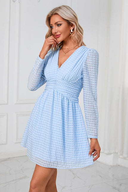 Robe Trapèze Céleste Vaporeuse - gallery 2