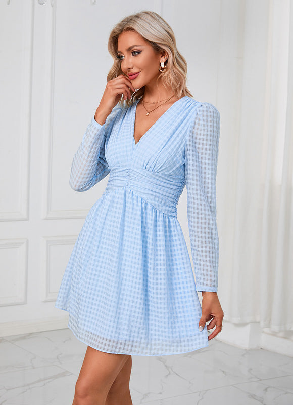 Robe Trapèze Céleste Vaporeuse - gallery 2