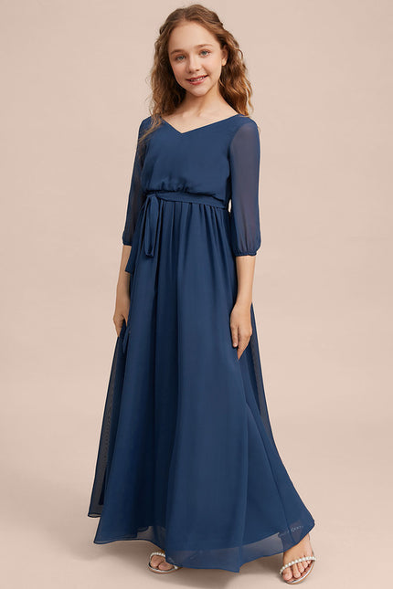 Robe Trapèze Vert Doux Éclat - gallery 3