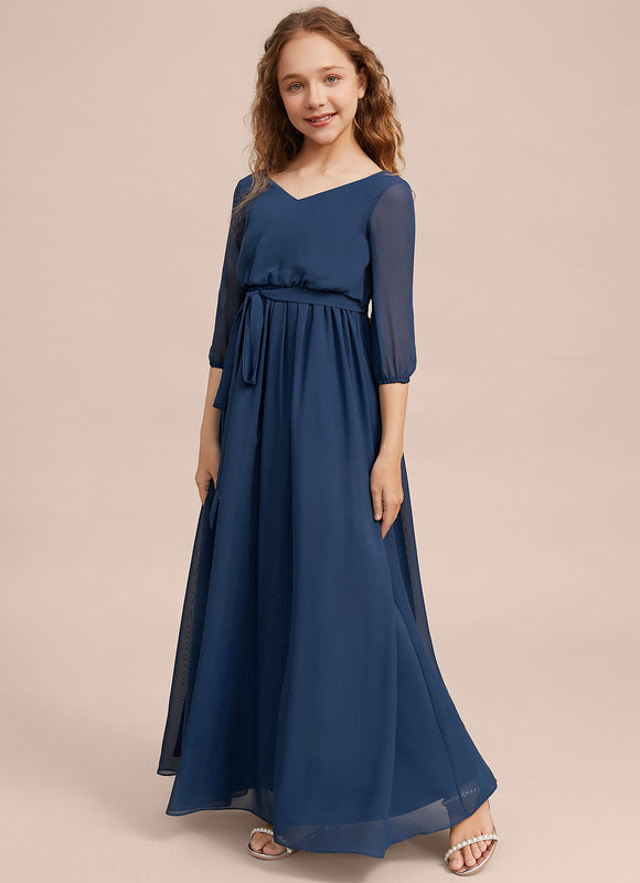 Robe Trapèze Vert Doux Éclat - gallery 3
