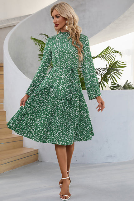 Robe Trapèze Jardin Émeraude - gallery 4