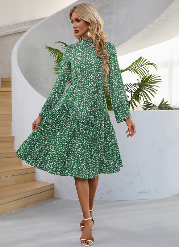 Robe Trapèze Jardin Émeraude - gallery 4