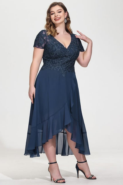 Robe Trapèze Aérienne Sombre - gallery 9