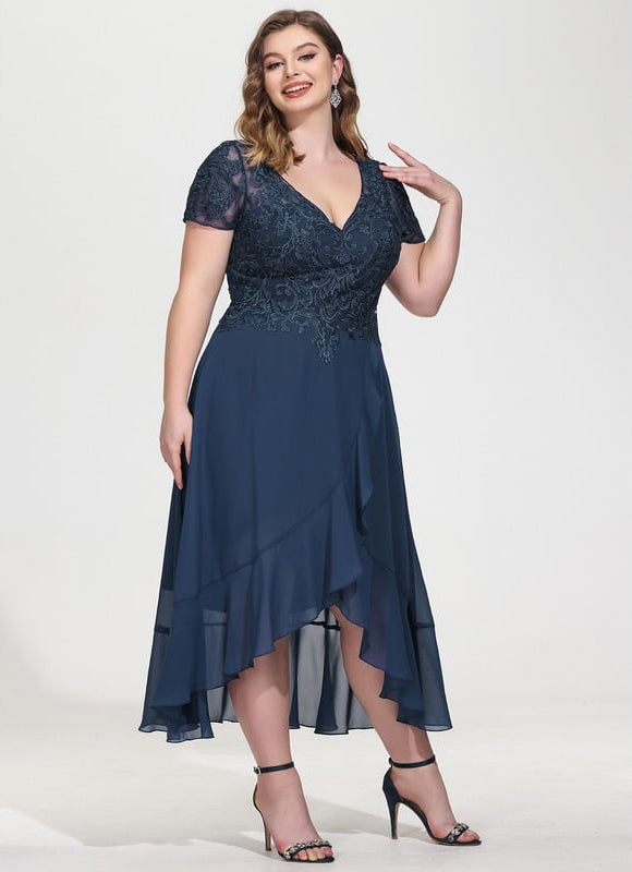 Robe Trapèze Aérienne Sombre - gallery 9