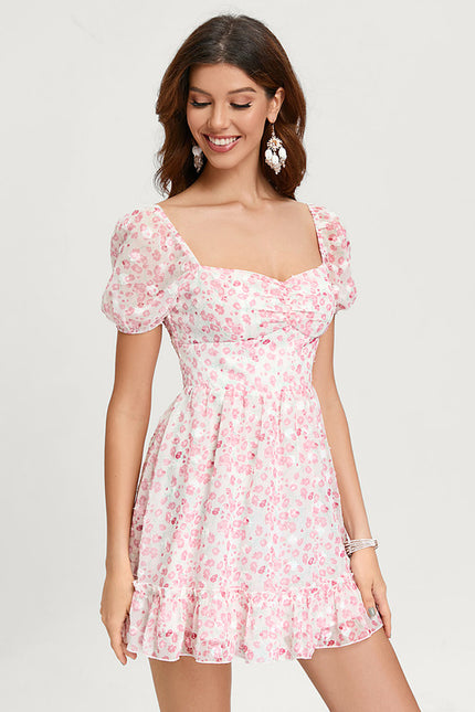 Robe Trapèze Floral Douceur - gallery 4
