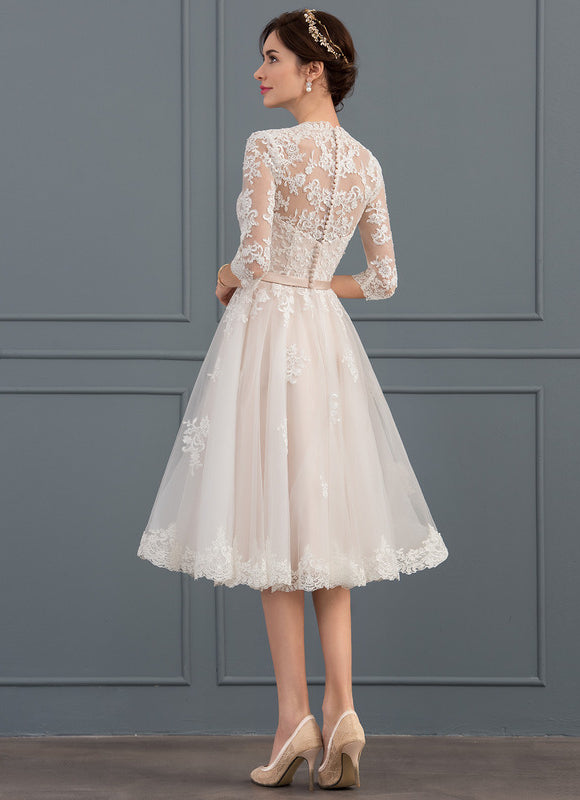Robe Trapèze Tulle Couture - gallery 4