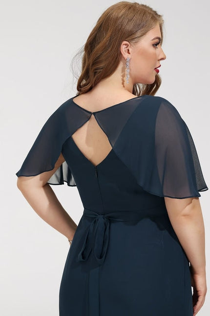 Robe Trapèze Aérienne Vert Pâle - gallery 6