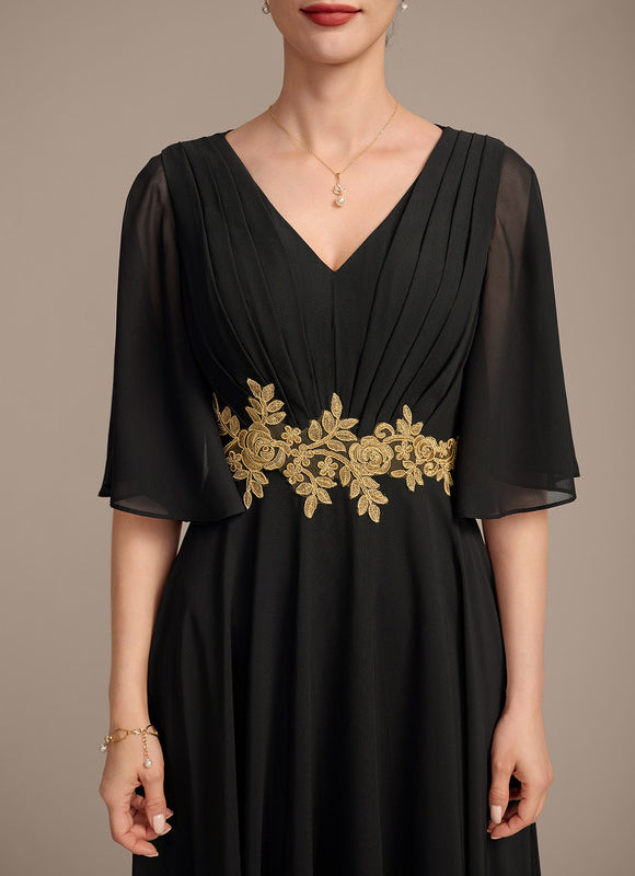 Robe Trapèze Nuit Élégante - gallery 7