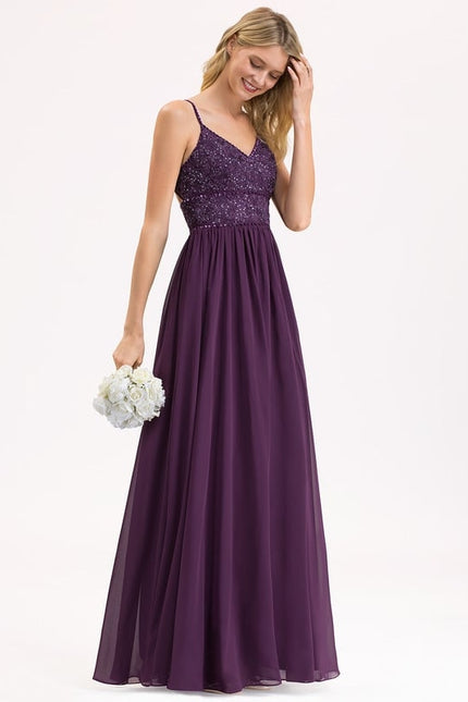 Robe Trapèze Violet Enchanté - gallery 4