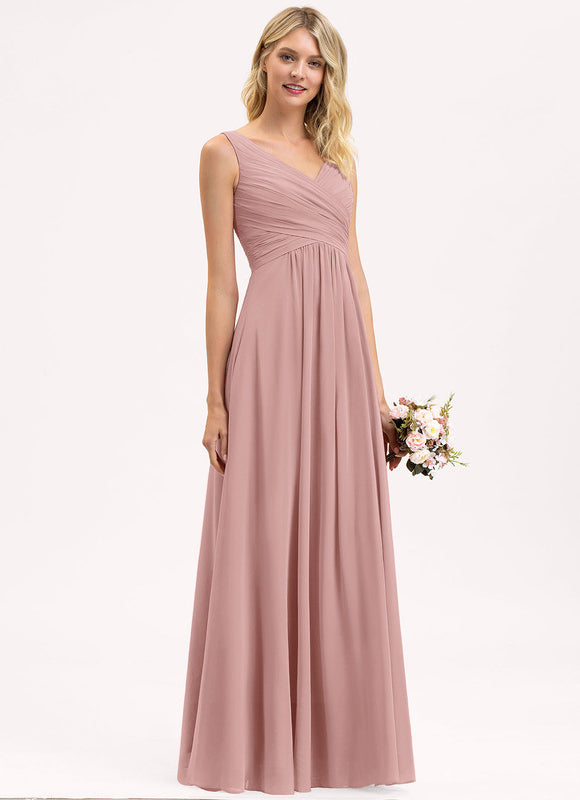 Robe Trapèze Élégante Mousseline - gallery 1