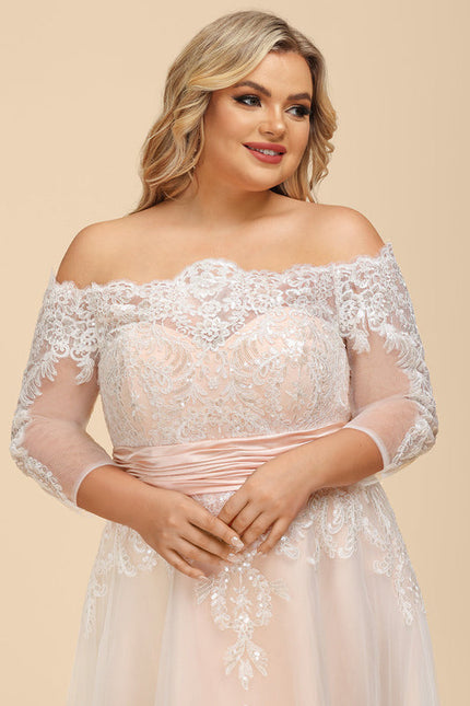 Robe Trapèze Lueur De Rubis Céleste - gallery 9