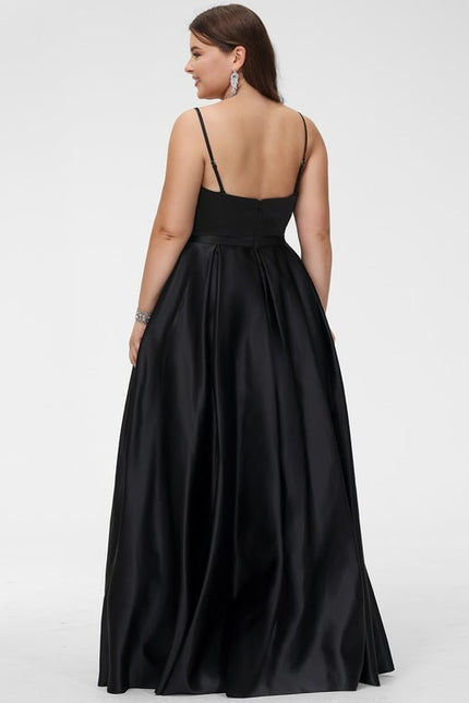 Robe Trapèze Satin Émeraude - gallery 5
