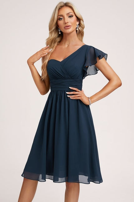 Robe Trapèze Chic Asymétrique - gallery 4