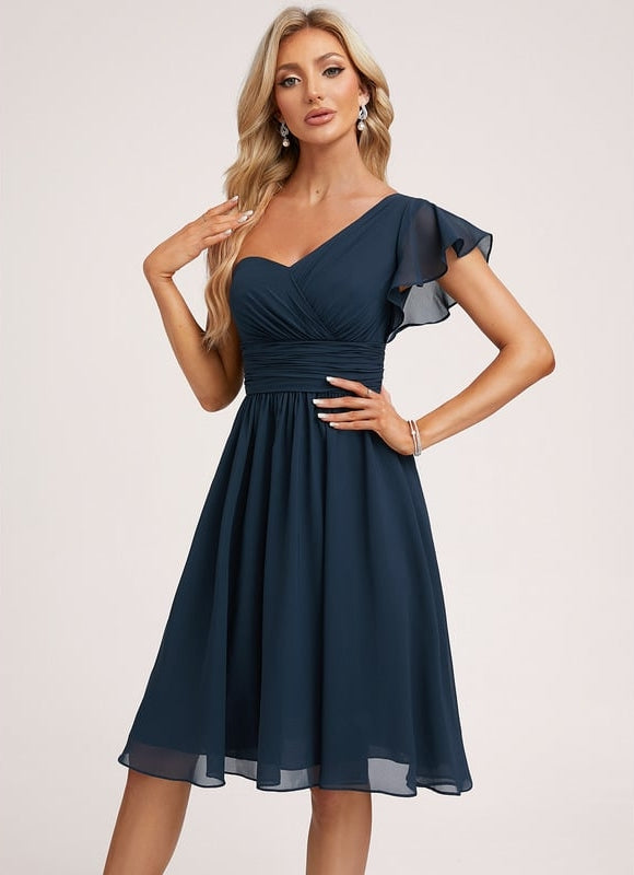 Robe Trapèze Chic Asymétrique - gallery 4