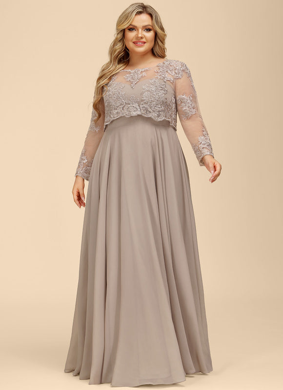 Robe Trapèze Longue Violetée - gallery 8